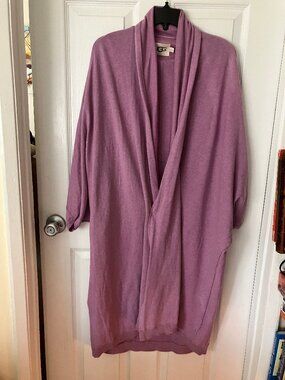 UGG Australia Ladies' open front Cardigan/Coat Purple color Size XL